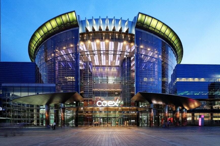 Coex Mall in the city of Seoul Korea