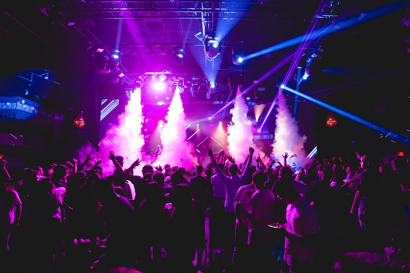 techno clubs in Itaewon in the city of Seoul Korea